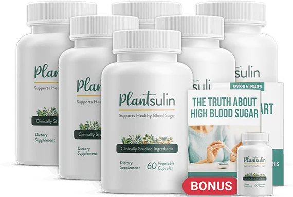 6 Bottles Plantsulin - The #1 Rated Blood Sugar Formula